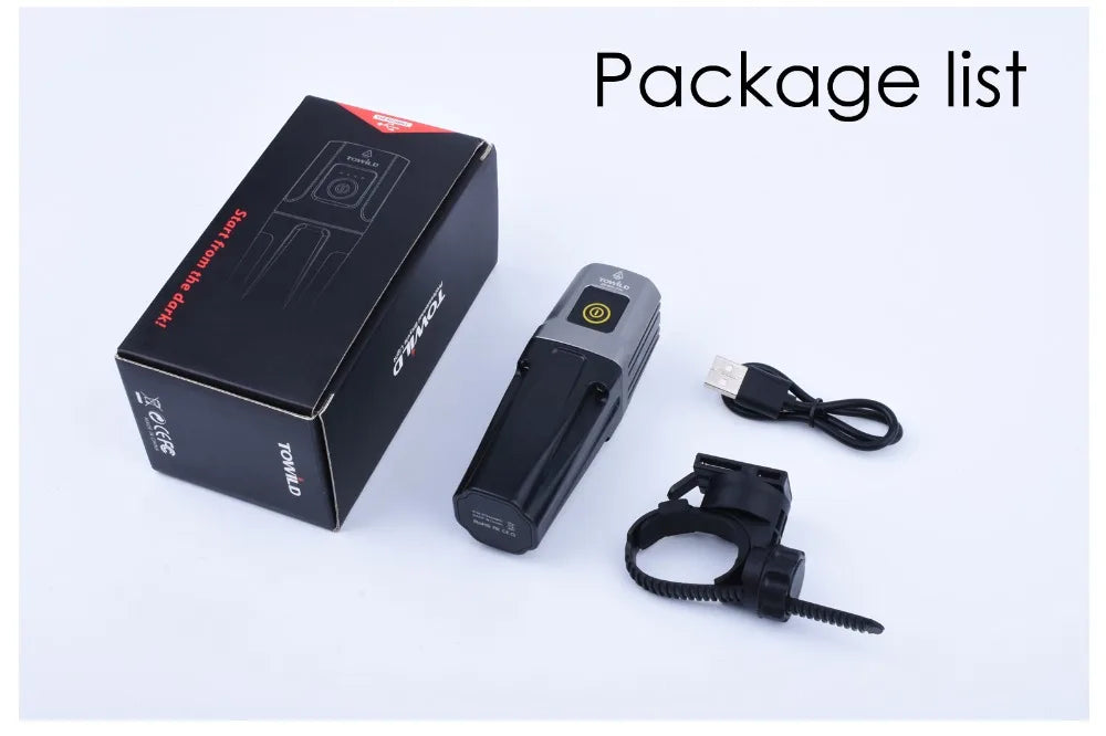 BR1600 Lumens Professional Bicycle Light Side Warning IPX6 Waterproof USB Rechargeable Bike Light Flashlight Accessories