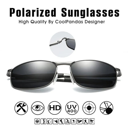 Polarized Sunglasses Retro Male Driving Glasses Men