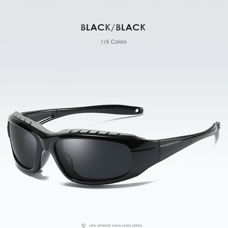 Windproof Polarized Sports Sunglasses UV400 Anti-Glare Outdoor Driving Glasses for Men