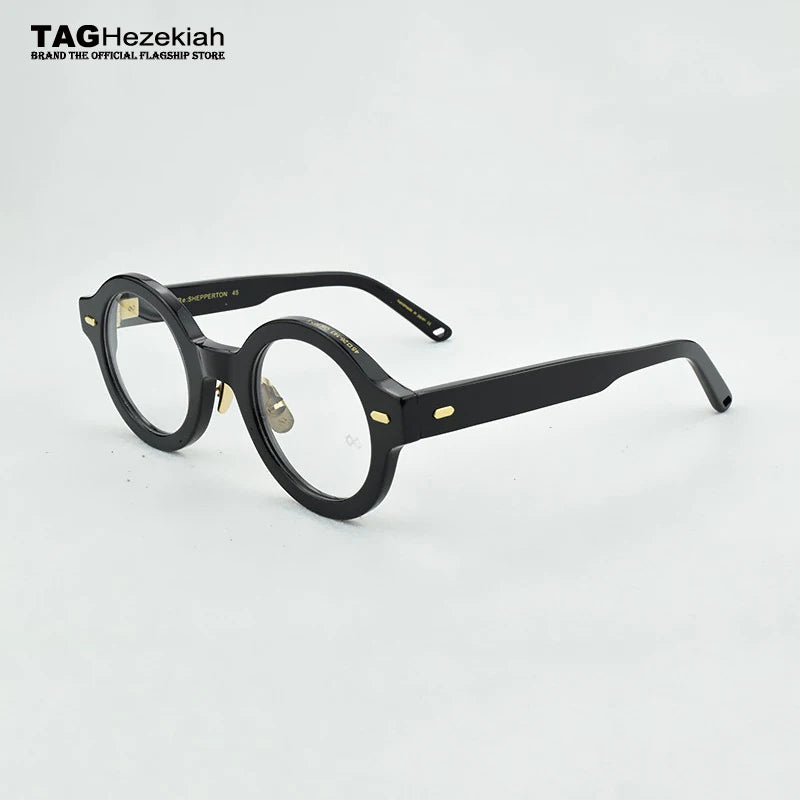 Round Glasses Frame Retro Spectacles Acetate Eye Glasses Fashion Classic Myopia computer eyeglasses