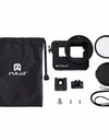 Case Housing Shell For GoPro Hero 7 black CNC Protective Cage+Insurance Frame&52mm UV Lens For GoPro Hero 2018