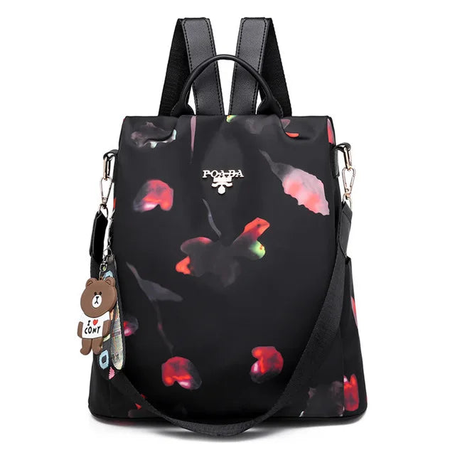 Waterproof Oxford Women Backpack Fashion Anti-theft Women Backpacks Print School Bag High Quality Large Capacity Backpack