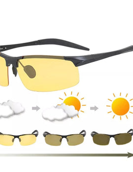 Men's Sunglasses Day Night Photochromic Polarized Sunglasses