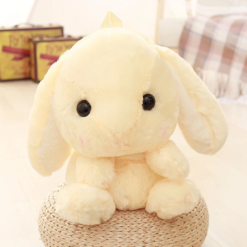 Cute Rabbit Plush Shoulder Bag Soft Backpack
