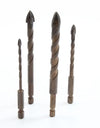 Cross Hex Tile Bits Glass Ceramic Concrete Hole Opener Alloy Triangle Drill Size 3/4/5/6/8/10/12 mm