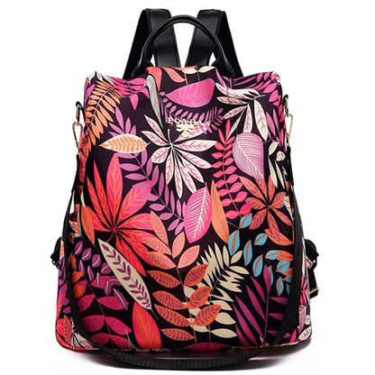 Waterproof Oxford Backpack Fashion Anti-theft Women Backpacks Print School Bag High Quality Large Capacity Backpack