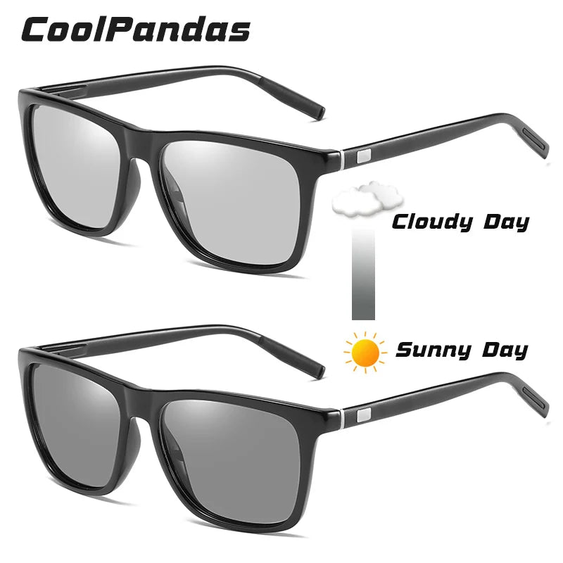 Photochromic Chameleon Sunglasses Women Day and Night Driving Vision