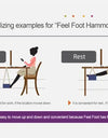 Foot Hammock Stands Adjustable Desk Feet Hammock under the desk