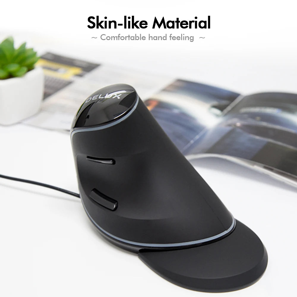 M618 Plus Vertical Ergonomic Mouse – 4000 DPI 6 Buttons