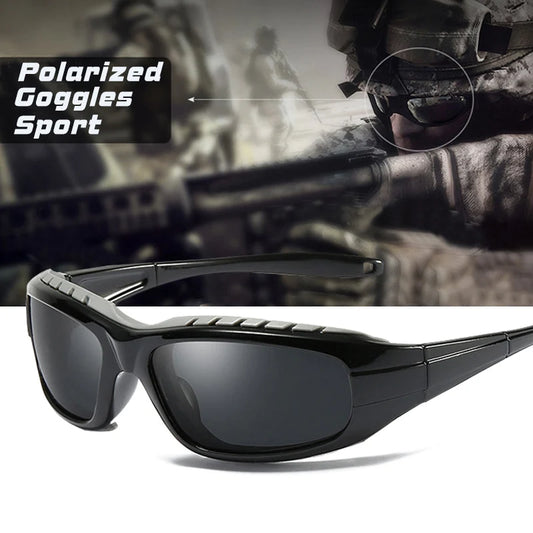 Windproof Polarized Sports Sunglasses UV400 Anti-Glare Outdoor Driving Glasses for Men