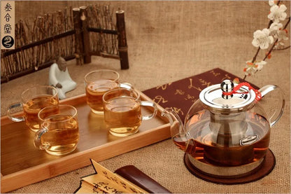 heat resistant glass teapot electromagnetic furnace multifunctional teapots Induction cooker kettle