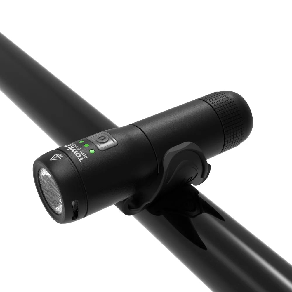 Rechargeable Bike Front Handlebar Cycling Led Light Replaceable Battery Flashlight Torch Headlight Bicycle Accessories