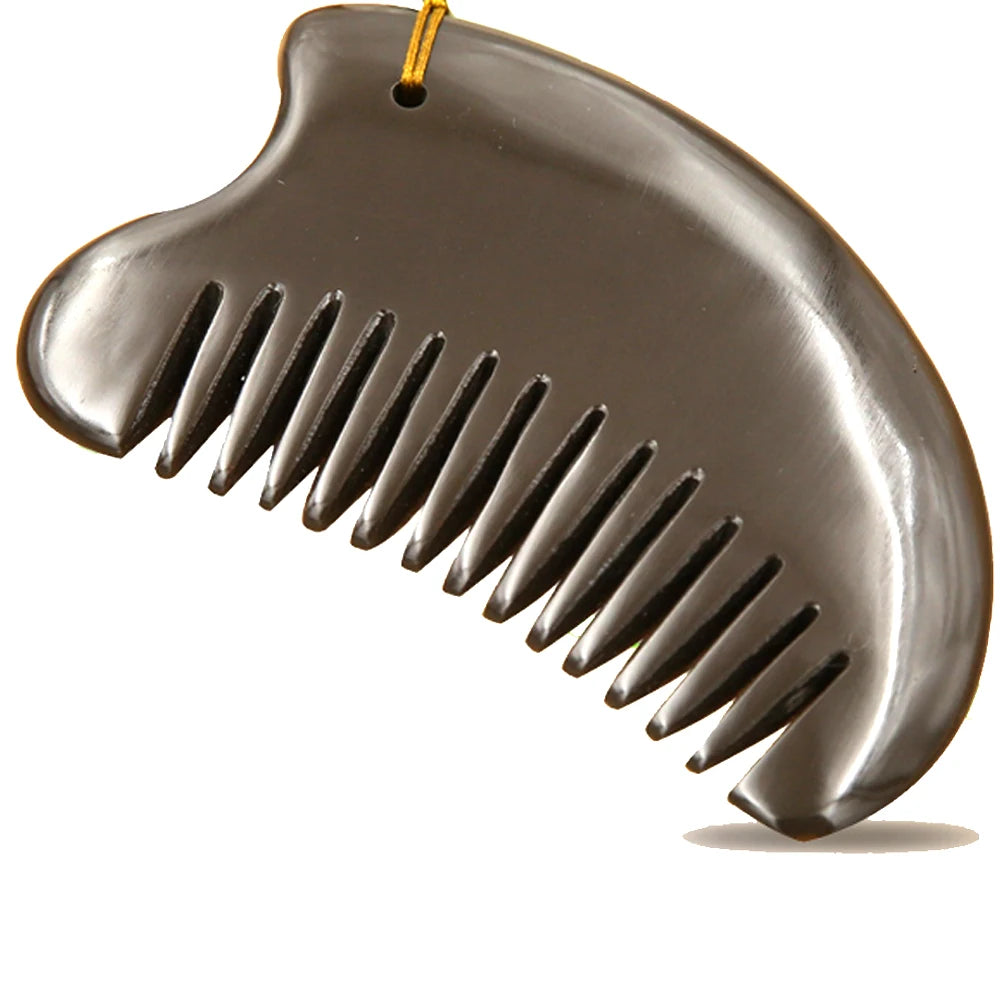 5A grade Original Si Bin brown color Bian stone massage guasha stone multifuntion beauty face comb home health care back massage