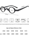Small Vintage Reading Glasses Readers Round Retro Presbyopia Glasses Full Frame +1+1.5+2+2.5+3+3.5