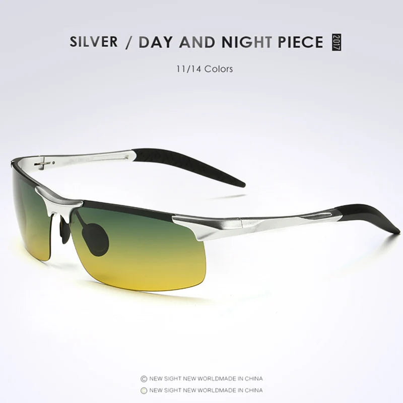 Classic Polarized Sunglasses UV400 Anti-Glare Day Night Driving Glasses for Men Women