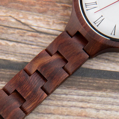 Watches Wood Ladies Quartz Wristwatches Luxury Brand High Quality Mother's Day