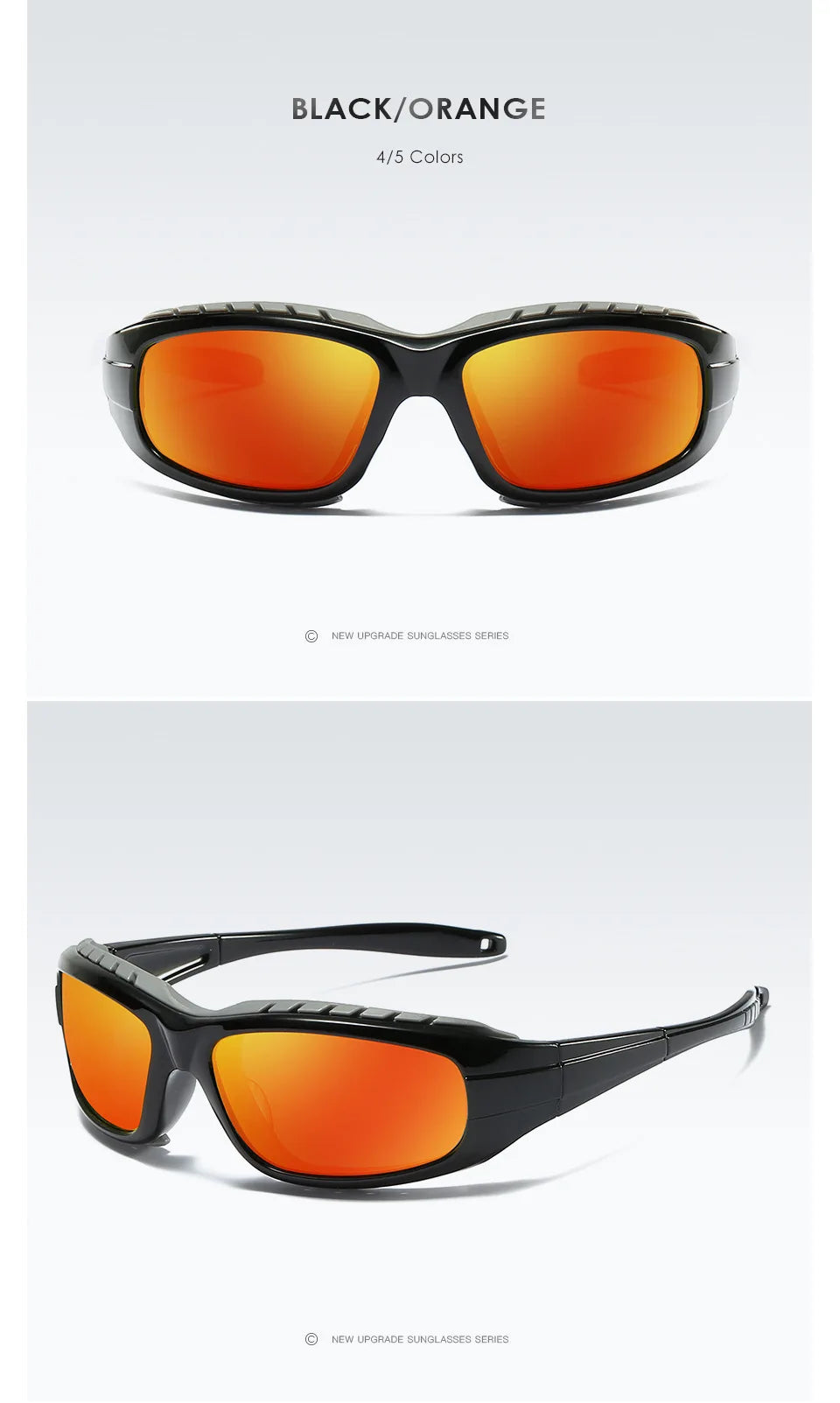 Windproof Polarized Sports Sunglasses UV400 Anti-Glare Outdoor Driving Glasses for Men