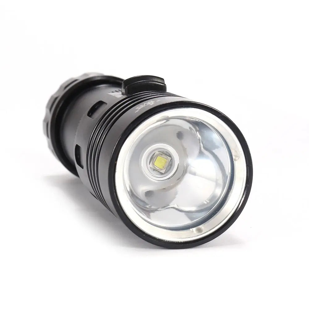 12W Underwater Diving Flashlight Rechargeable LED Torch