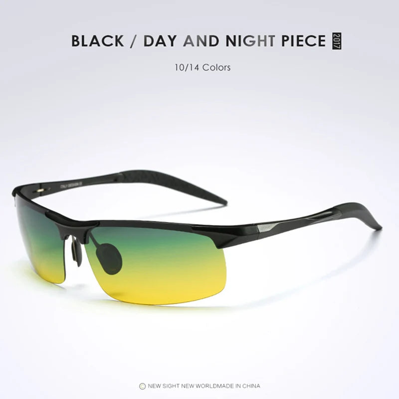 Classic Polarized Sunglasses UV400 Anti-Glare Day Night Driving Glasses for Men Women