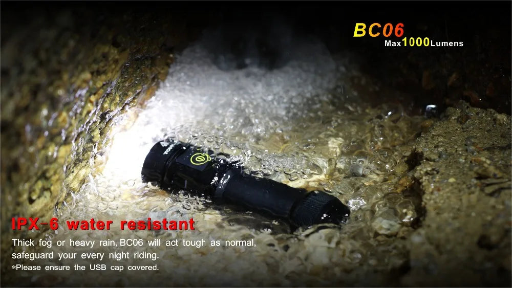 Bicycle Headlight Bike LED Lamp Front Light 1000 Lumens Flashlight LED light bicycle accessories 4000/4800mAh Battery