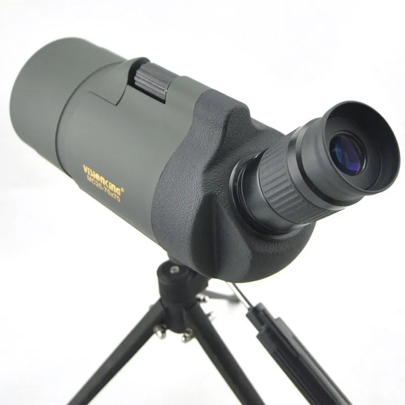 25-75x70 Spotting Scope Powerful FMC BAK4 Zoom Portable Monocular Telescope Birdwatching Moonwatching With Tripod