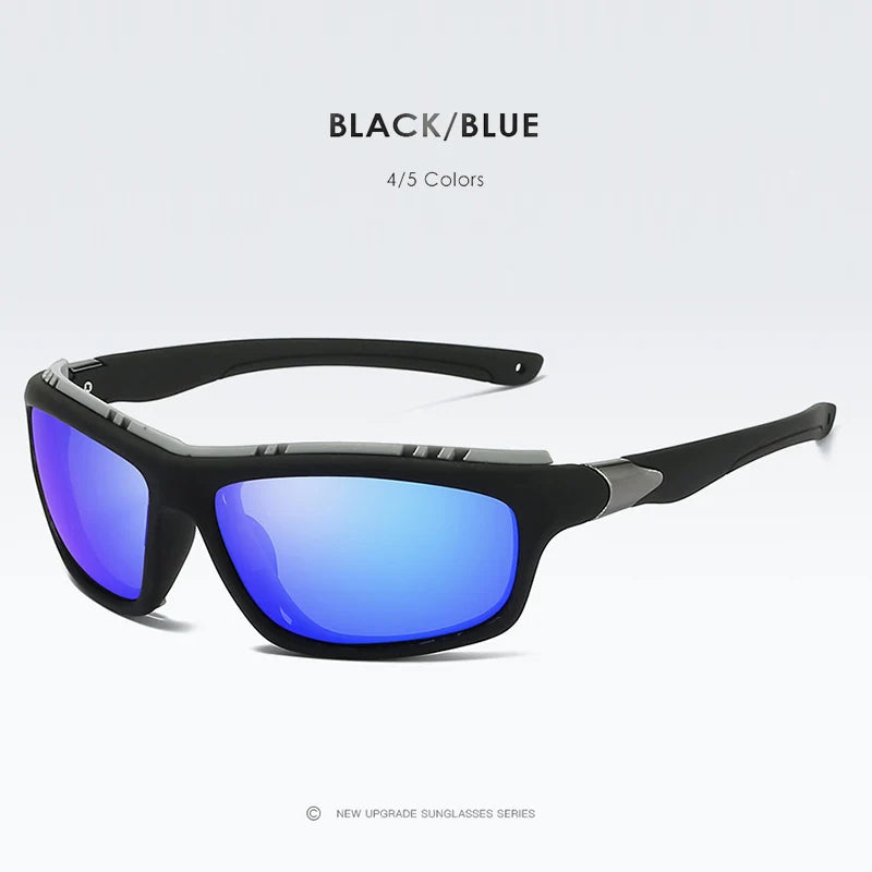 Polarized Steampunk Tactical Sunglasses UV400 Anti-Glare Driving Fishing Sports Glasses for Men Women
