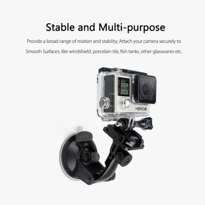 for Go Pro 8 9 Accessories 7cm Car Mount Windshield Suction Cup for Gopro Hero 11 10 9 8 7 6 5 4 for insta360 for Yi 4K