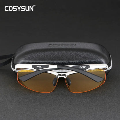 Night Vision Driving Glasses Men night driver Goggle men Sunglasses