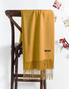 solid color soft scarf cashmere lady shawl wrap Autumn winter pashmina hijab headband