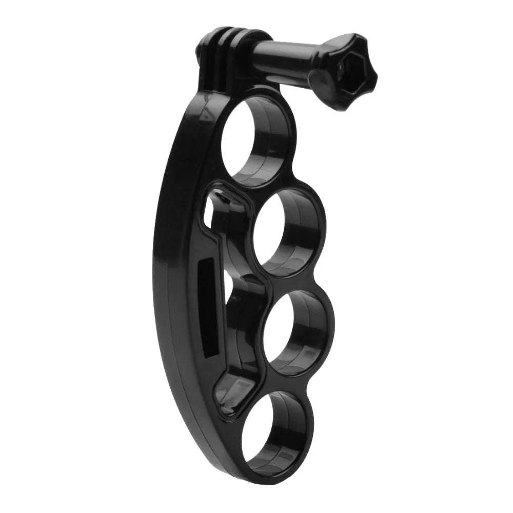 Handheld Mount For GoPro Hero6 Plastic Knuckles Fingers Grip Ring Monopod Tripod Mount+Thumb Screw For Go Pro HEARO5