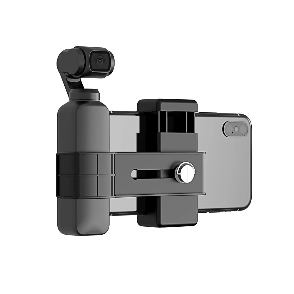 Smartphone Fixing Clamp 1/4 inch Holder Mount Bracket for DJI OSMO Pocket / Pocket 2 Sport Camera Accessories