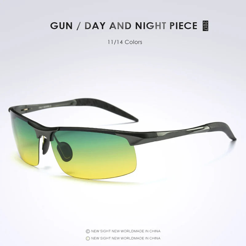 Classic Polarized Sunglasses UV400 Anti-Glare Day Night Driving Glasses for Men Women