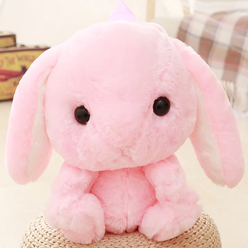 Cute Rabbit Plush Shoulder Bag Soft Backpack