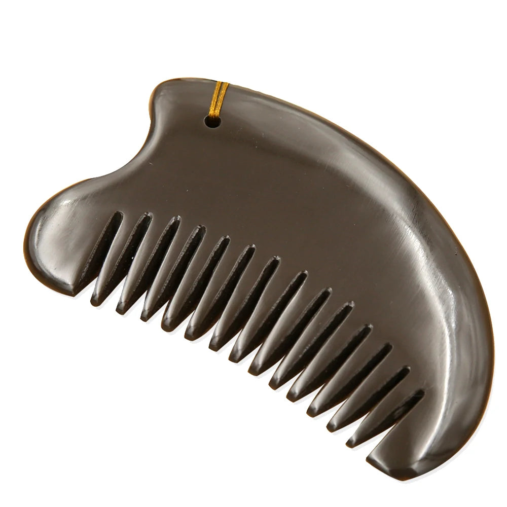 5A grade Original Si Bin brown color Bian stone massage guasha stone multifuntion beauty face comb home health care back massage