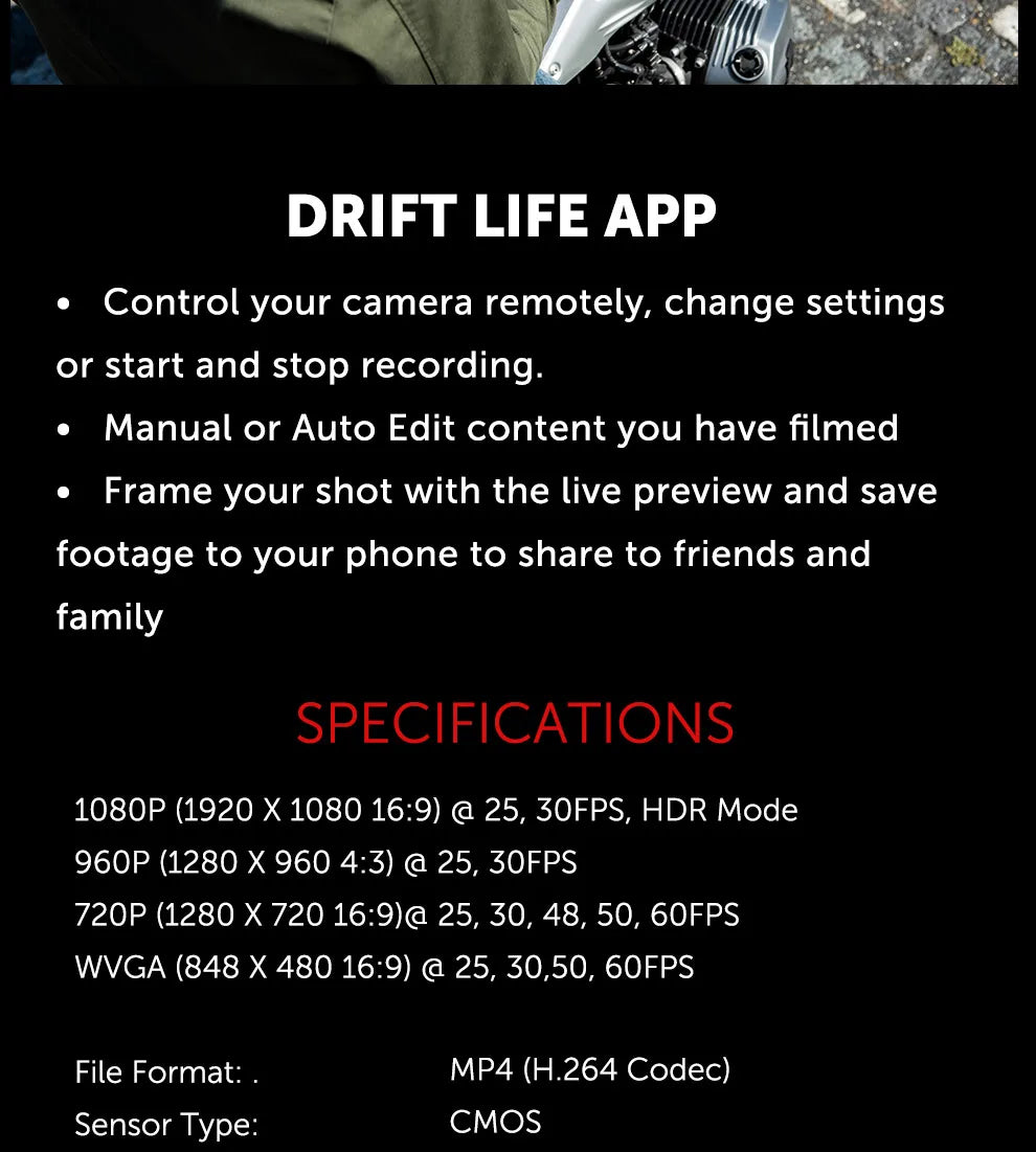 Full HD Action Camera with Rotating Lens Dash Cam Mode and IPX7 Waterproof Design