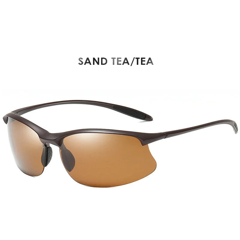 Ultra Light TR90 Polarized Military Style UV400 Driving Sunglasses for Men Women