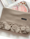 Autumn Winter Warm Cashmere Scarf Dot Pattern Long Tassels Women Thicken Wrap Shawl Lady muffler Wool Pashmina
