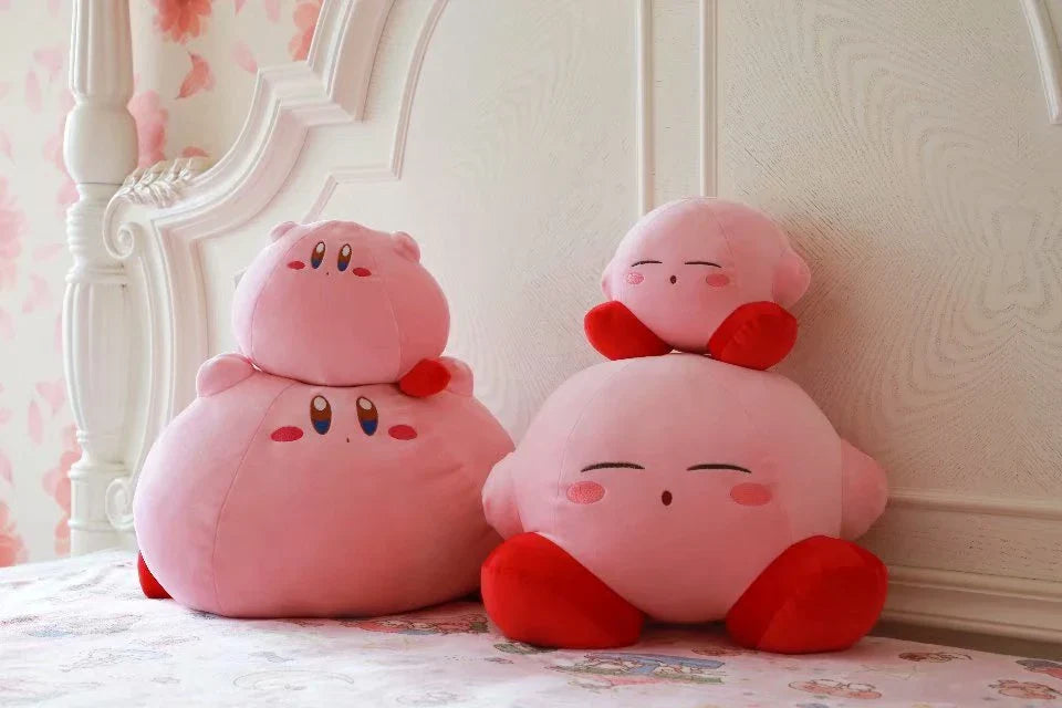 Kirby Pillow Cartoon Cute Plush Doll Stuffed Animal Peripheral 's Birthday Gift Home Stuffed Animal Plushies Toy