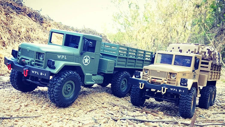 1 to 16 Scale 6WD Remote Control Off Road Military Truck