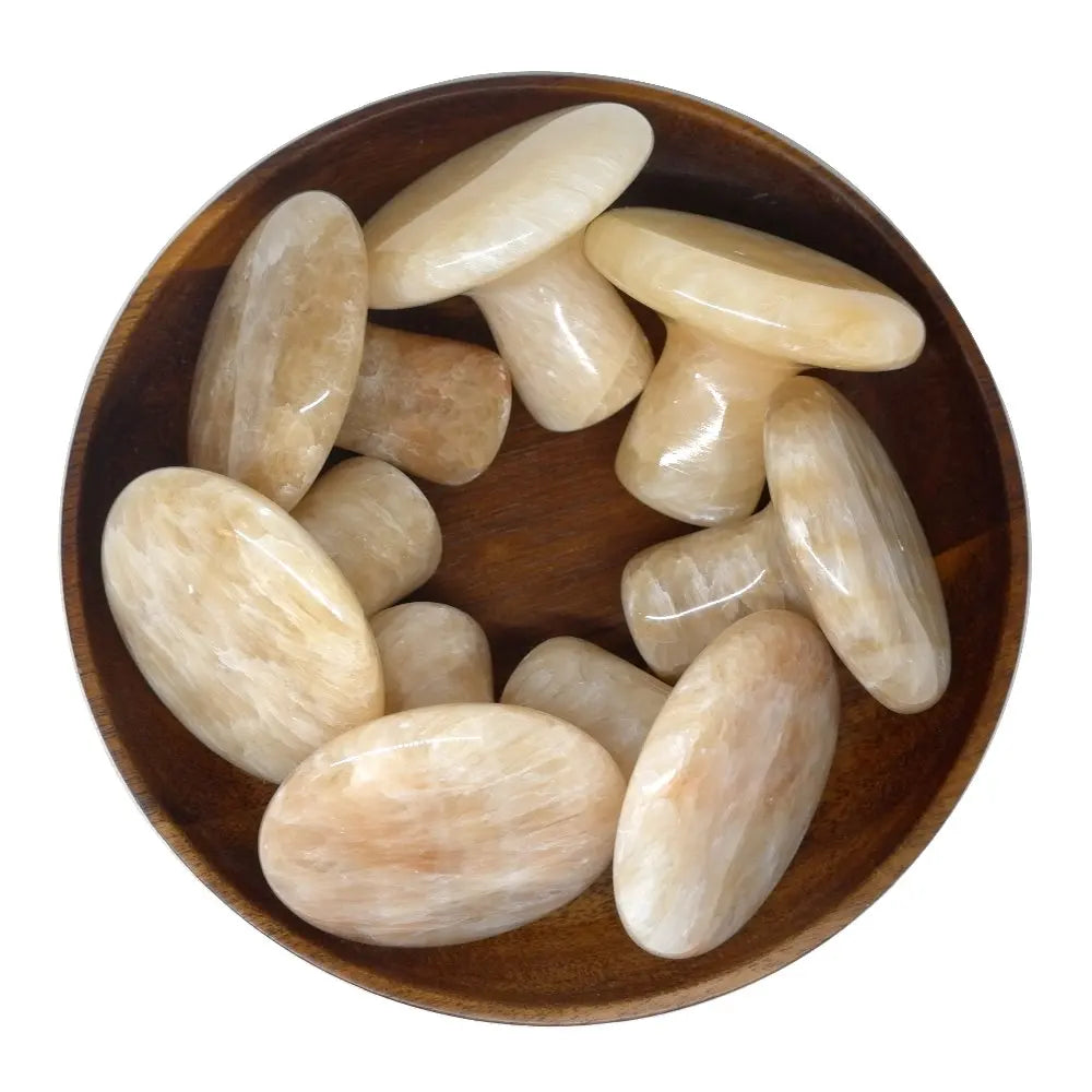 5.5x4cm Rose Quartz Mushroom Massage Stone Crystal Jade GUASHA Facial Body Foot Thin Anti-wrinkle Relaxation Beauty Health Care