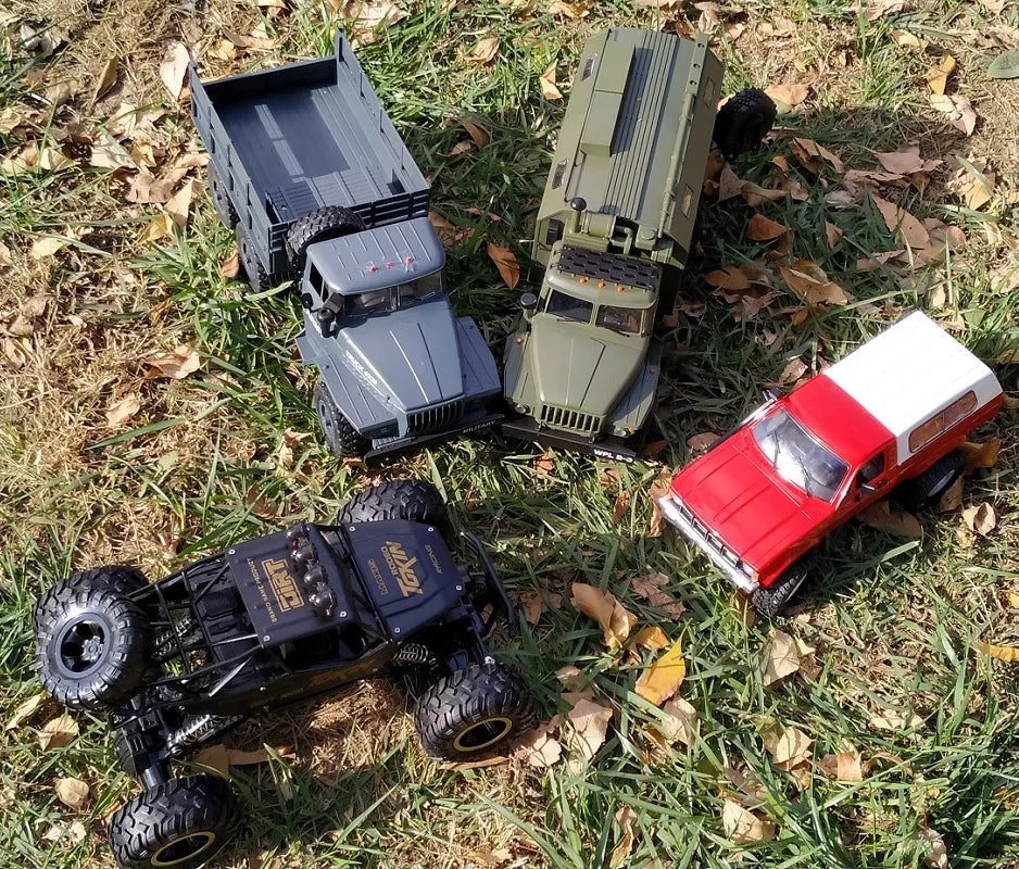 1 to 16 Scale 6 Wheel Drive Remote Control Military Truck