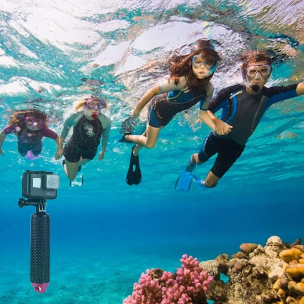 Sport Camera Floating Hand Grip / Diving Surfing Buoyancy Rods with Adjustable Anti-lost Hand Strap for GoPro & Xiao