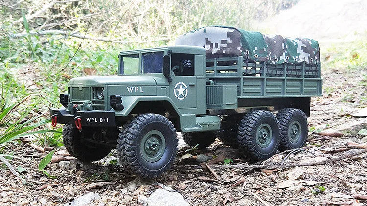 1 to 16 Scale 6WD Remote Control Off Road Military Truck