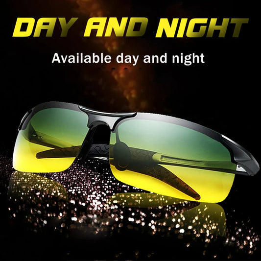 Classic Polarized Sunglasses UV400 Anti-Glare Day Night Driving Glasses for Men Women