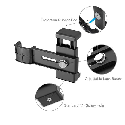 Smartphone Fixing Clamp 1/4 inch Holder Mount Bracket for DJI OSMO Pocket / Pocket 2 Adapter