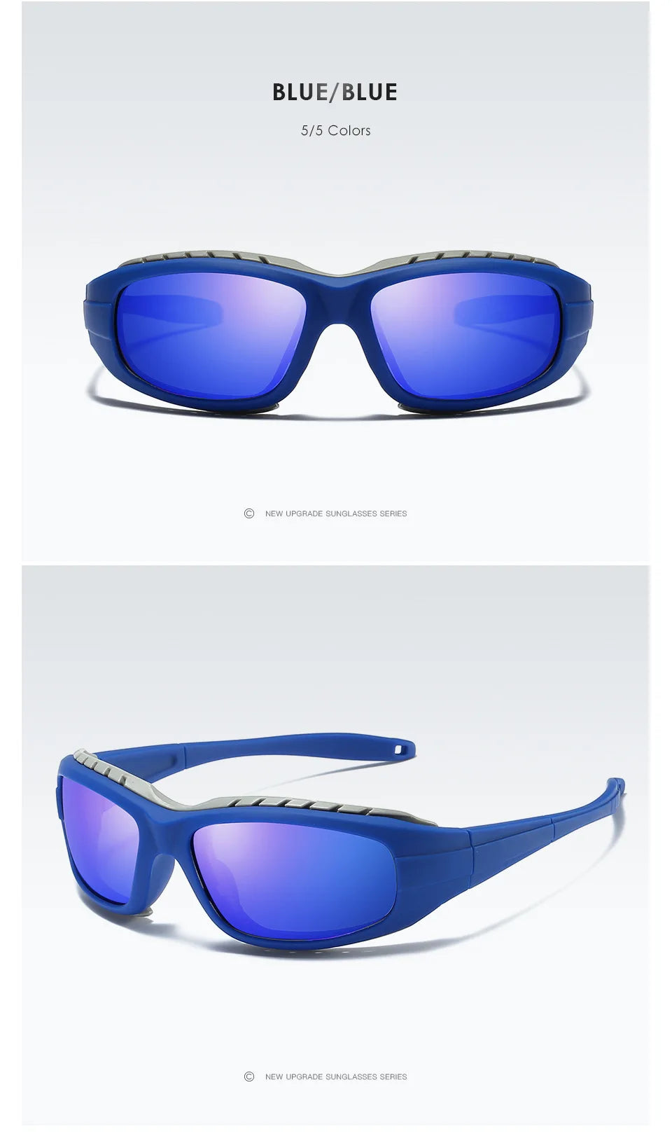 Windproof Polarized Sports Sunglasses UV400 Anti-Glare Outdoor Driving Glasses for Men