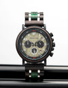 Fashion Classic Watches Wooden Red Sandalwood Quartz Wristwatch Male Chronograph Waterproof Auto Date