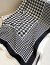 Women Scarf Silk Feeling Hair Neck Square Brand Office bandanna muffler Waiter Flight Attendants Handkerchief Rings wrap
