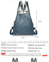 Leather Backpacks Zipper Female Chest Bag Travel Back Pack Ladies Bagpack School Bags
