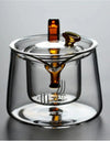 Japanese Style Transparent Glass Teapot High Temperature Resistant Filter Scented Black Tea Kung Fu Tea Set